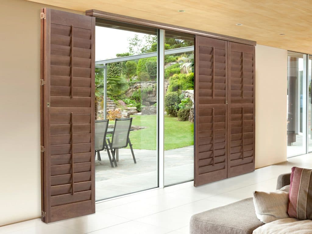 Plantation Shutters for Florida Room Enclosures